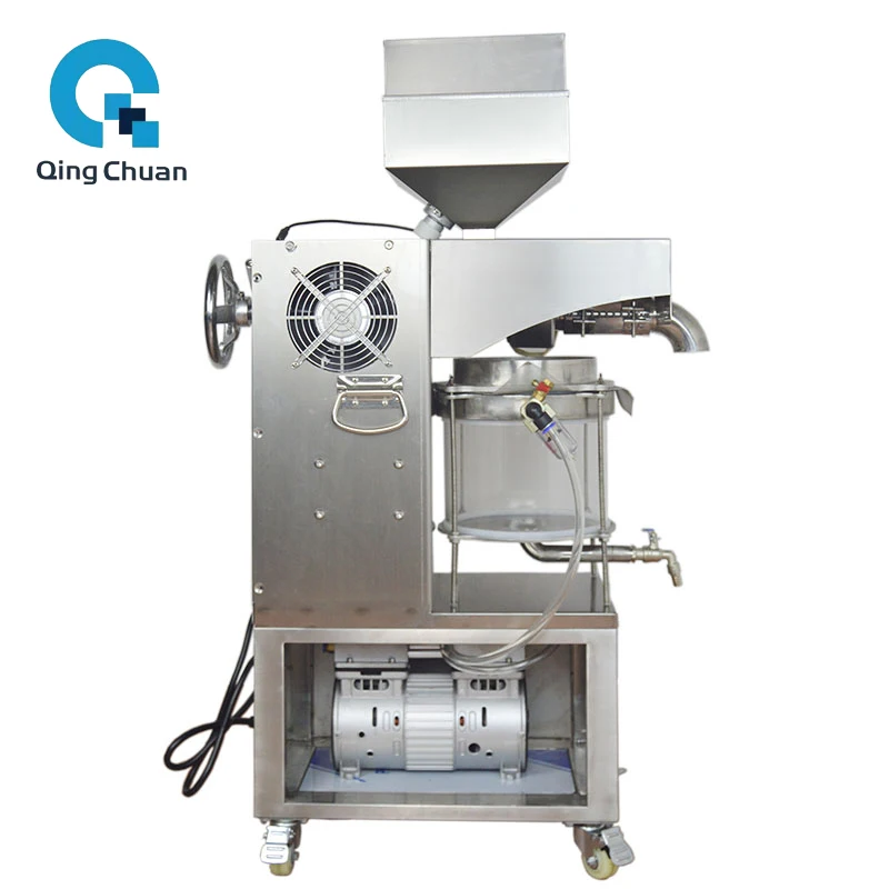 Oil Press Machine 3000W Commercial Vacuum Filtration Squeezer Sesame ...